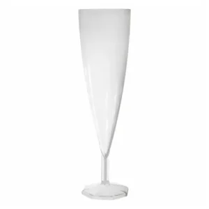 Disposable Plastic Champagne Flutes 130ml/4.6oz