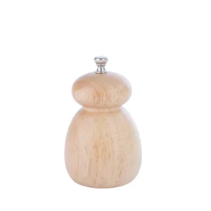 DPS Round Rubberwood Salt Mill Natural 10cm/4"
