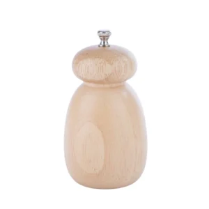 DPS Round Rubberwood Salt Mill Natural 12.5cm/5"