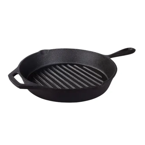 DPS Cast Iron Griddle Pan Black 28cm/11"