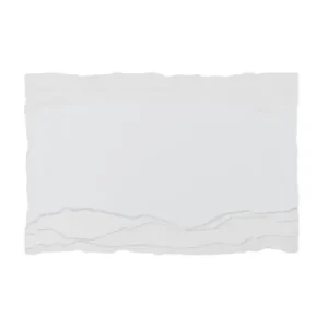 DPS Terra Rectangular Plate White 26 x 18cm/10 x 7"