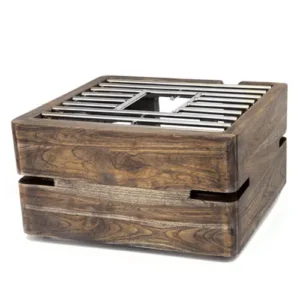 Steelite-Utopia Fusion Teak Riser Ash Grey 27 x 15.2cm/11 x 6"