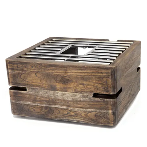 Steelite-Utopia Fusion Teak Riser Ash Grey 27 x 15.2cm/11 x 6"