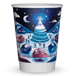 Vegware 89-Series Christmas Cup 340ml/12oz