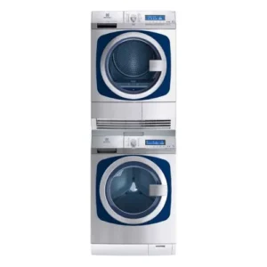 Electrolux Professional WE2-9V/TD2-9HP myPRO Edge Washer & Heat Pump Dryer Stack Combo